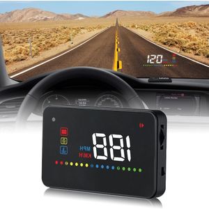 A200 OBD2 3 5 inch voertuig-gemonteerde Head up display beveiligingssysteem  ondersteuning auto snelheid/motor draaisnelheid display/water temperatuur/spanning