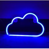 Neon LED Modellering Lamp Decoratie Nachtlampje  Stijl: Blue Cloud