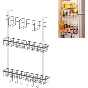 Multi-Layer koelkast opslag rek kant plank SideWall houder multifunctionele keuken organisator huishouden  grootte: ABC