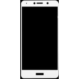 Voor Huawei genieten van 7 Plus 0.33mm 9H oppervlaktehardheid zeefdruk volledige scherm gehard glas Screen Protector (wit)