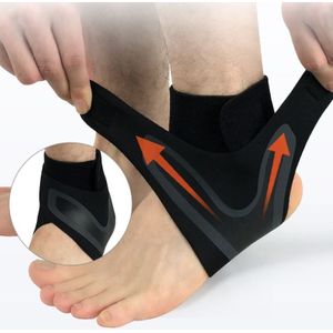 2 PC's Sport Ankle Support elastische hoge bescherming sport enkel apparatuur veiligheid uitgevoerd basketbal Ankle Brace ondersteuning  Size:S(Left)