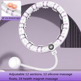 Afslankende massage slim tellen gewicht-lager vetverlies fitness cirkels  specificatie: 12 knopen (taro paars)