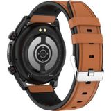 ET310 1 39 inch IPS-scherm IP67 waterdichte lederen band smartwatch  ondersteuning van lichaamstemperatuurbewaking / ECG