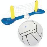 Beach Toys Adult Children Parent-Child Swimming Pool Playing Inflatable Beach Ball Toys  Style: 52133 Volleyball Net + Ball