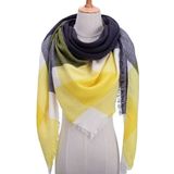 Lente Winter gebreide sjaal nek geruite Pashmina warme sjaals omslagdoeken Lady wrap (B12)