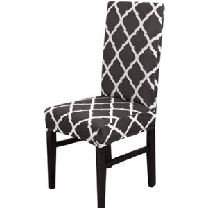 Universele eenvoudige stretch stoel cover (zwart)