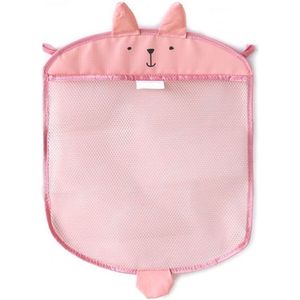 Multifunctionele Diversen opbergzakje baby badkamer mesh Bag voor speelgoed (roze)