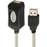 USB 2.0 verlengkabel  lengte: 10m