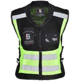 Ghost Racing GR-Y06 Motorfietsrijden Vest Veiligheid Reflecterend Vest  Maat: L (fluorescerend groen)