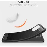 Voor Xiaomi Mi 11 Pro MOFI Gentleness Series Brushed Texture Carbon Fiber Soft TPU Case (Zwart)