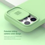 NILLKIN CAMSHIELD VLOEISTIGE SILICONE + PC Full Coverage Case voor iPhone 13 Pro Max