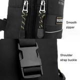 WEPOWER heren borsttas outdoor schouder tas met USB-oplaadpoort kleine sporttas