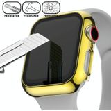 Voor Apple Watch Series 5 & 4 40mm Volledige dekking Plating TPU Case(Goud)