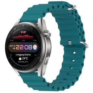 Voor Huawei Watch 3 Pro Nieuwe 22mm Ocean Style siliconen effen kleur horlogeband