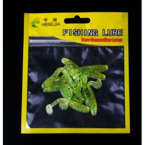 HENGJIA SO041 5cm/0 6 g 10 PC's Hengelsport Wobbler zachte Jigging vissen lokken Worm Swimbaits siliconen Bait