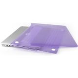 MacBook Pro Retina 13.3 inch Kristal structuur hard Kunststof Hoesje / Case (paars)