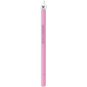 LOVE MEI Voor Apple Pencil 2 Middelvinger vorm Stylus Pen Siliconen Beschermhoes (roze)