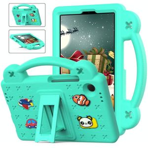 Voor Samsung Galaxy Tab A9 Handvat Kickstand Kinderen EVA Schokbestendige Tablet Case (Mintgroen)