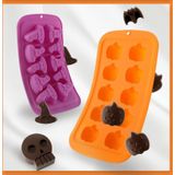 3 PCS Halloween Cartoon Baking Set Chocolade Mold (Bat)