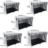 Oxford Doek Pet Cage Cover Outdoor Meubels Dusticht Regendicht Zonnebrandcrme Cover  Grootte: 109x74x76cm