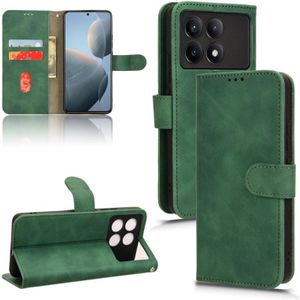 Voor Xiaomi Redmi K70 / K70 Pro Skin Feel magnetische flip lederen telefoonhoes