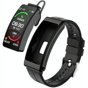K13 1 14 inch siliconen band oortelefoon afneembaar smartwatch ondersteuning Bluetooth-oproep