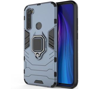 Voor Xiaomi Redmi Note 8 Panther PC + TPU Schokbestendige beschermhoes (blauw)