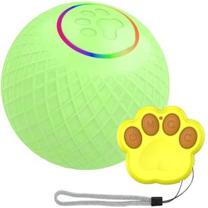 C2 5 5 cm intelligente auto huisdier speelgoed kat training lichtgevende bal met afstandsbediening