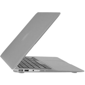 MacBook Air 11.6 inch 3 in 1 Frosted patroon Hardshell ENKAY behuizing met ultra-dun TPU toetsenbord Cover en afsluitende poort pluggen (zilverkleurig)