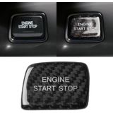 Auto Carbon Fiber n knop Start knop decoratieve sticker voor Chevrolet Camaro 2016-2019 (zwart)