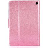 Voor Amazon Kindle Fire 7 2022 Varnish Glitter Poeder Smart Leather Tablet Case