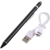 1.5-2.3 mm oplaadbare aanraakgevoelige scherm Active Stylus Pen (zwart)