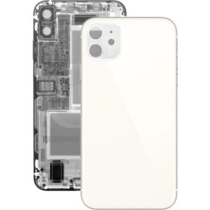 Glazen batterij achtercover voor iPhone 11 (wit)