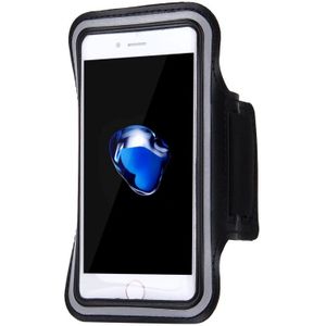 Sport Armband hoes met sleutel Pocket voor iPhone 6 / iPhone 8 & 7 / Galaxy J5 / Galaxy J7 & andere Model (zwart)