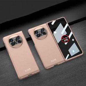 Voor Huawei Mate X3 GKK Peep-proof Gentegreerde Ultradunne Full Coverage Phone Flip Case (Goud)