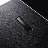 ENKAY dwarsdoorsnede ultralichte ultra-dunne PU leder Liner zak Computer tas beschermende lederen Case voor MacBook Air 13-inch/MacBook Pro 13-inch (zwart)