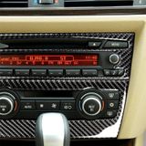 Carbon Fiber auto centrale controle CD panel decoratieve sticker voor BMW E90/E92 2005-2012  niet navigatie zonder gat