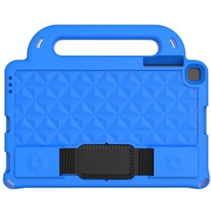 Voor Samsung Galaxy Tab A 10.1 2019 T510 / T515 Diamond Series Eva Anti-Fall Shockproof Mouw Beschermende Shell Case met Houder & Strap (Blauw)