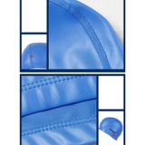 Volwassen Unisex PU gecoate comfortabele waterdichte badmuts (Roze)