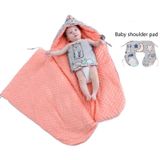 Baby Katoen anti-shock herfst en winter verdikking dual-use pasgeboren quilt baby erwten deken slaapzak (Magic Elf dik met schouderpad)