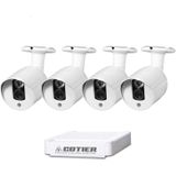 COTIER N4B3-Mini/L 4Ch 720P P2P ONVIF 1 0 mega pixel IP camera NVR Kit  ondersteuning nachtzicht/bewegingsdetectie  IR afstand: 20m