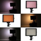 HD-160 Wit Licht LED Video Lamp Vullicht met 3 Filter Platen voor Canon Nikon DSLR Camera