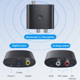 BT-B36 Bluetooth 5.1 Audio Receiver TV Fiber Coaxial Digital to Analog Converter