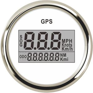 PLG2 DN52mm 12/24V Auto en Boot Algemene GPS Kilometerteller Snelheidsmeter (WS)