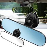 CZC-220 Auto Strong Suction Cup Big Vision Flat achteruitkijkspiegel (Blue Mirror)