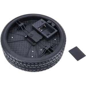 Batterij aangedreven Plastic wiel Tire remklauw vormige bureau wekker  grootte: 26 * 7 2 cm