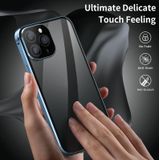 Voor iPhone 13 Pro Max Dual-Lock Anti-gluren Glas 360 Full Body Frosted Magnetische Telefoon Case (Zilver)
