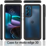 Voor Motorola Moto Edge 30 Starry Sky Full Body Hybrid Shockproof Phone Case (Rood)