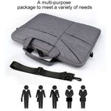 ST02S waterdichte scheurweerstand verborgen draagbare riem One-schouder handtas voor 13 3 inch laptops  met koffer gordel (lichtgrijs)