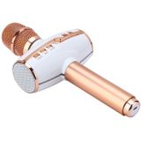 H9 hoog geluid kwaliteit Handheld KTV Karaoke opname kleurrijke RGB neonlichten Bluetooth Wireless condensatormicrofoon voor Notebook  PC  spreker  hoofdtelefoon  iPad  iPhone  Galaxy  Huawei  Xiaomi  LG  HTC en andere Smart Phones (Rose Gold)